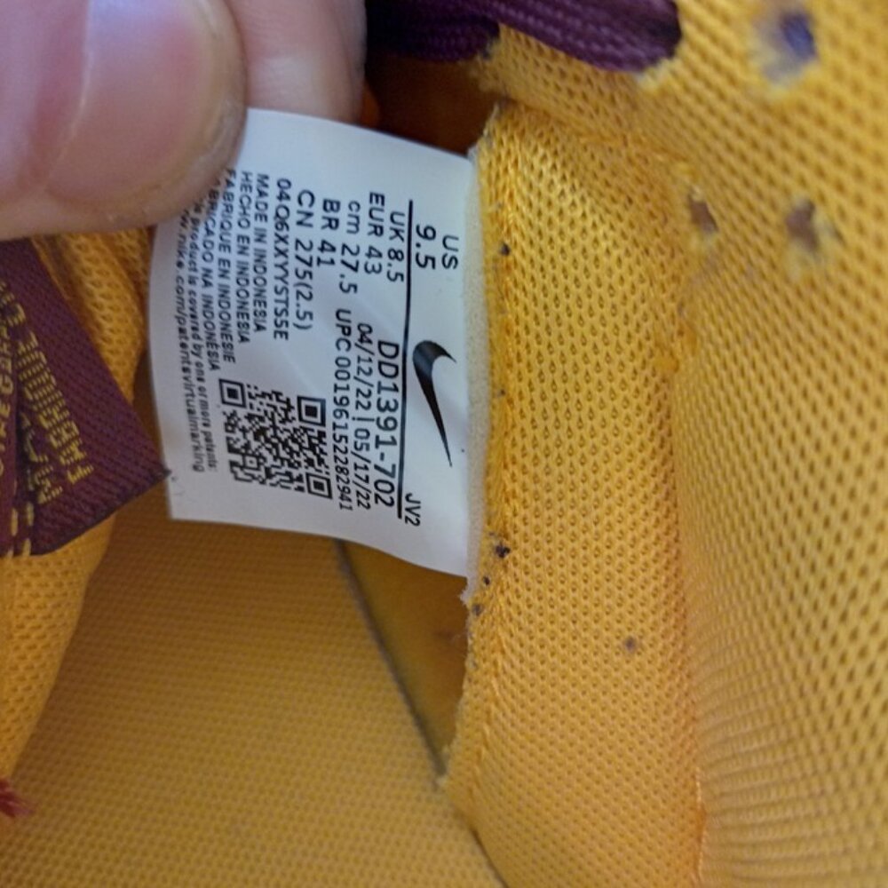 Size 9.5 - Nike Dunk Low Retro Arizona State Sun Devils 2022 - Picture 10 of 10